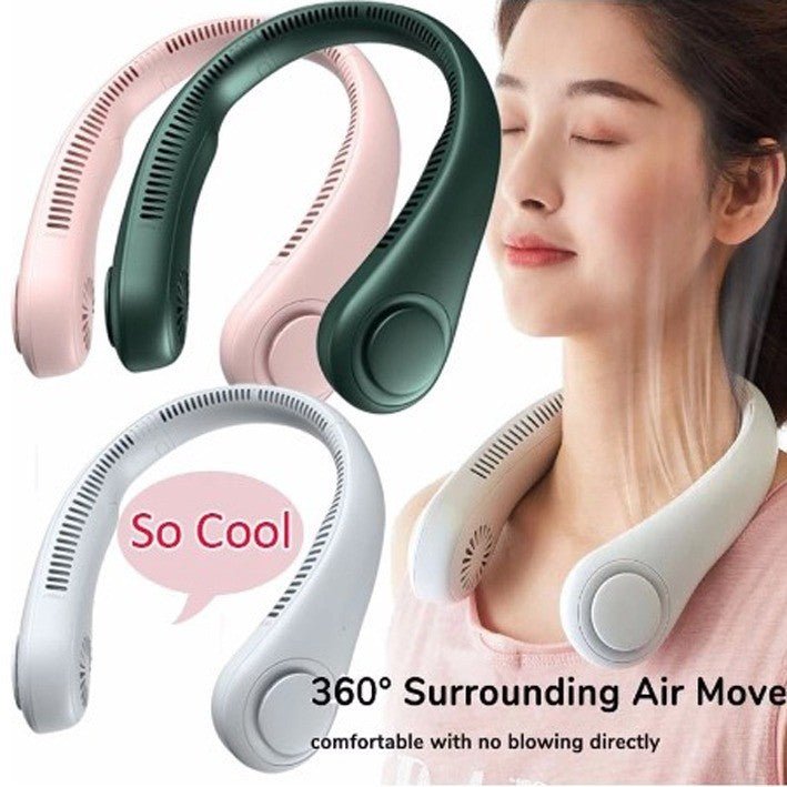 Portable Summer Air Cooling Neck Fan.