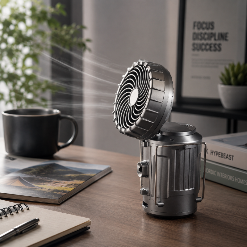 Camping Light with Fan